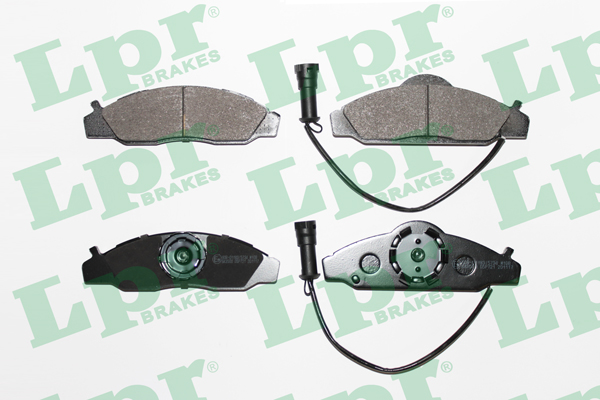 Jeu de 4 plaquettes de frein LPR 05P721
