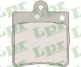 Jeu de 4 plaquettes de frein arrière LPR 05P726 - OtoParts.ma