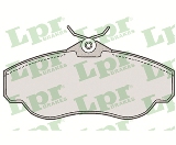 Jeu de 4 plaquettes de frein avant LPR 05P728 - OtoParts.ma