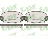 Jeu de 4 plaquettes de frein avant LPR 05P731 - OtoParts.ma