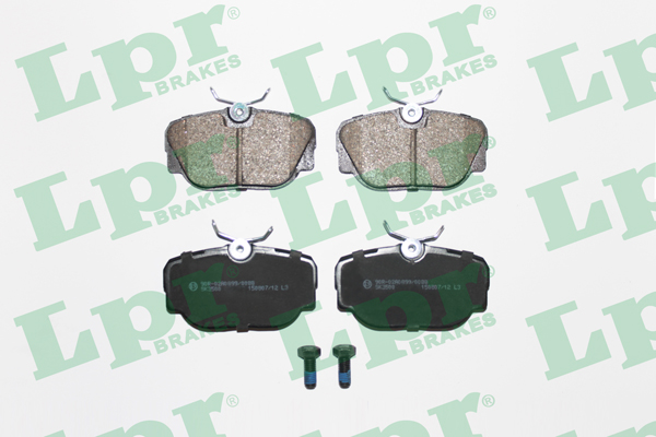 Jeu de 4 plaquettes de frein avant LPR 05P739 - OtoParts.ma