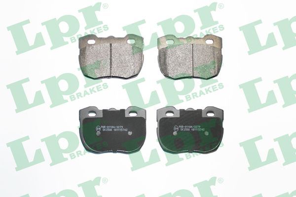 Jeu de 4 plaquettes de frein avant LPR 05P742 - OtoParts.ma