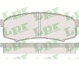 Jeu de 4 plaquettes de frein arrière LPR 05P749 - OtoParts.ma