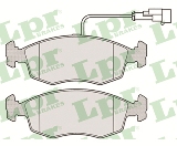 Jeu de 4 plaquettes de frein avant LPR 05P755 - OtoParts.ma