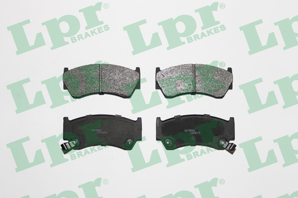 Jeu de 4 plaquettes de frein arrière LPR 05P759 - OtoParts.ma