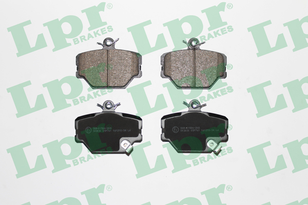 Jeu de 4 plaquettes de frein avant LPR 05P761 - OtoParts.ma