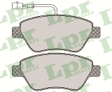 Jeu de 4 plaquettes de frein avant LPR 05P763 - OtoParts.ma