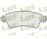 Jeu de 4 plaquettes de frein avant LPR 05P766 - OtoParts.ma