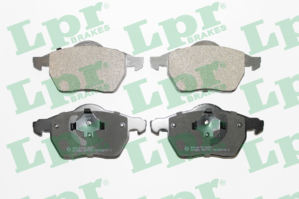 Jeu de 4 plaquettes de frein avant LPR 05P772 - OtoParts.ma