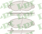 Jeu de 4 plaquettes de frein avant LPR 05P775 - OtoParts.ma