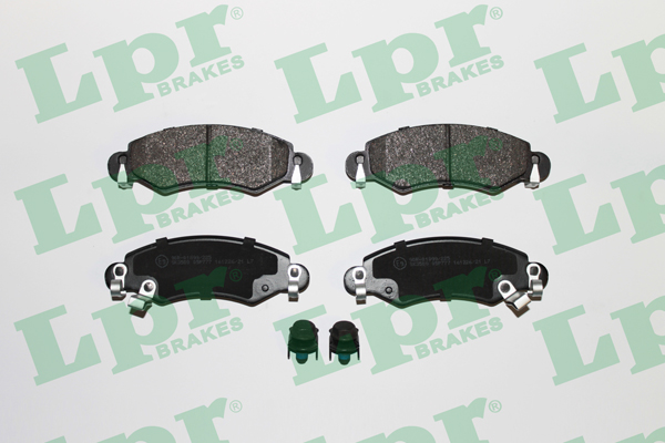 Jeu de 4 plaquettes de frein avant LPR 05P777 - OtoParts.ma