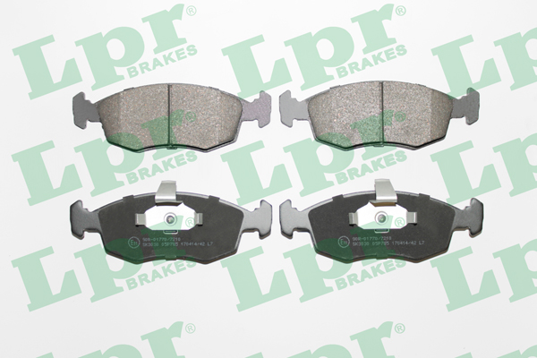 Jeu de 4 plaquettes de frein avant LPR 05P785 - OtoParts.ma