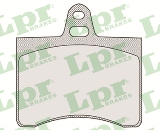 Jeu de 4 plaquettes de frein arrière LPR 05P800 - OtoParts.ma