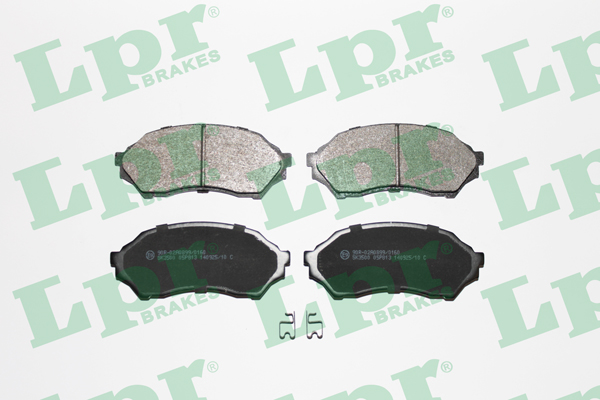 Jeu de 4 plaquettes de frein avant LPR 05P813 - OtoParts.ma
