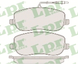Jeu de 4 plaquettes de frein avant LPR 05P831 - OtoParts.ma