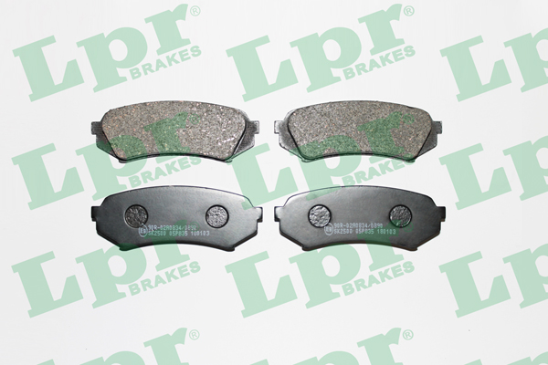 Jeu de 4 plaquettes de frein arrière LPR 05P835 - OtoParts.ma