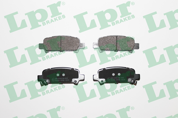 Jeu de 4 plaquettes de frein arrière LPR 05P838 - OtoParts.ma