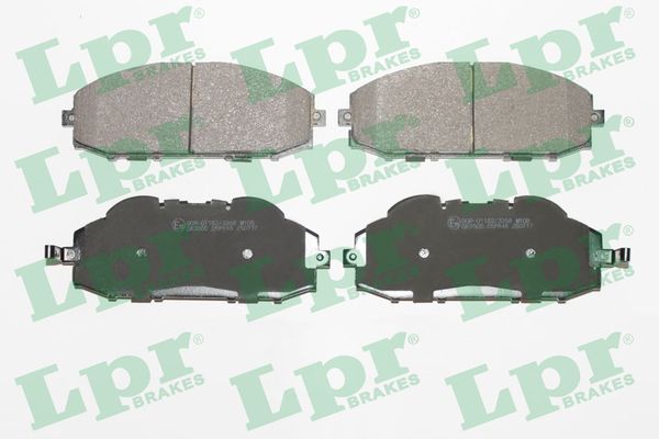 Jeu de 4 plaquettes de frein avant LPR 05P845 - OtoParts.ma