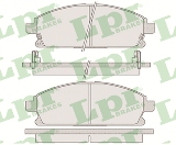 Jeu de 4 plaquettes de frein avant LPR 05P846 - OtoParts.ma