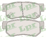 Jeu de 4 plaquettes de frein arrière LPR 05P848 - OtoParts.ma