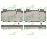Jeu de 4 plaquettes de frein avant LPR 05P849 - OtoParts.ma