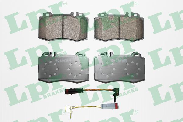 Jeu de 4 plaquettes de frein avant LPR 05P849A - OtoParts.ma