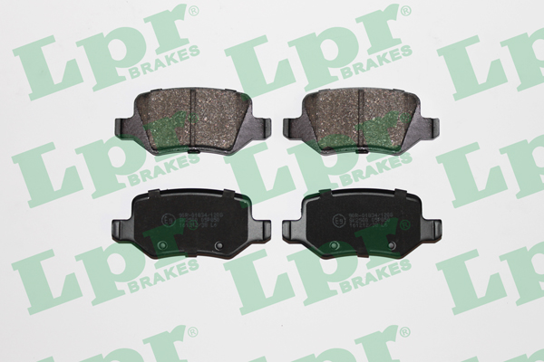 Jeu de 4 plaquettes de frein arrière LPR 05P850 - OtoParts.ma