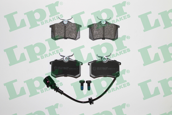 Jeu de 4 plaquettes de frein arrière LPR 05P853 - OtoParts.ma