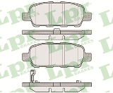 Jeu de 4 plaquettes de frein arrière LPR 05P857 - OtoParts.ma