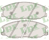 Jeu de 4 plaquettes de frein avant LPR 05P858 - OtoParts.ma