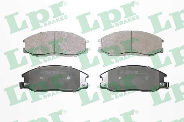 Jeu de 4 plaquettes de frein avant LPR 05P859 - OtoParts.ma