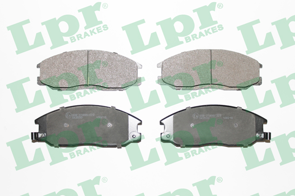 Jeu de 4 plaquettes de frein avant LPR 05P860 - OtoParts.ma