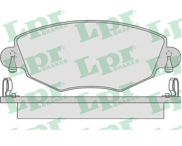 Jeu de 4 plaquettes de frein avant LPR 05P865 - OtoParts.ma