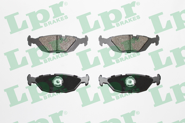 Jeu de 4 plaquettes de frein arrière LPR 05P887 - OtoParts.ma