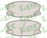 Jeu de 4 plaquettes de frein avant LPR 05P893