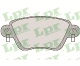 Jeu de 4 plaquettes de frein arrière LPR 05P897 - OtoParts.ma