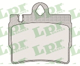 Jeu de 4 plaquettes de frein arrière LPR 05P905 - OtoParts.ma