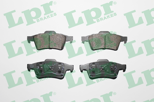Jeu de 4 plaquettes de frein arrière LPR 05P907 - OtoParts.ma