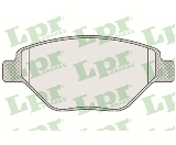Jeu de 4 plaquettes de frein avant LPR 05P910 - OtoParts.ma