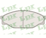 Jeu de 4 plaquettes de frein avant LPR 05P927 - OtoParts.ma