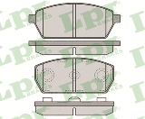 Jeu de 4 plaquettes de frein avant LPR 05P936 - OtoParts.ma