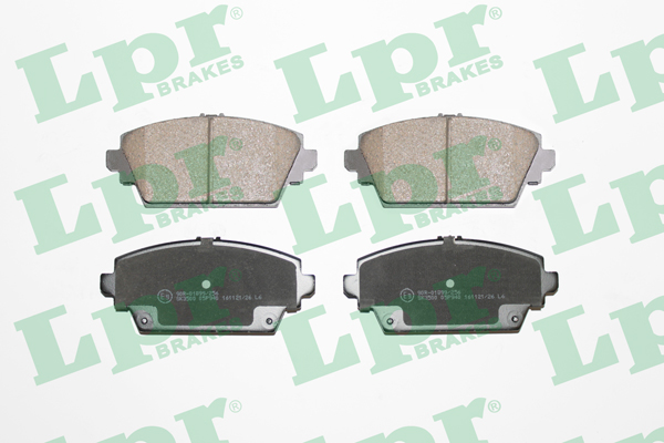 Jeu de 4 plaquettes de frein avant LPR 05P940 - OtoParts.ma