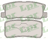 Jeu de 4 plaquettes de frein arrière LPR 05P954 - OtoParts.ma