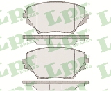 Jeu de 4 plaquettes de frein avant LPR 05P958 - OtoParts.ma