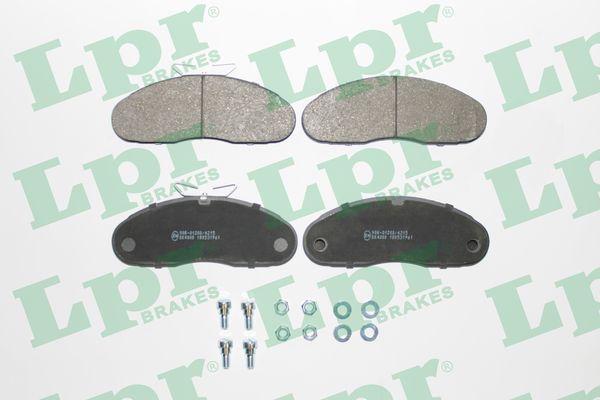 Jeu de 4 plaquettes de frein avant LPR 05P961 - OtoParts.ma