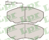 Jeu de 4 plaquettes de frein avant LPR 05P966 - OtoParts.ma