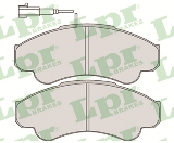 Jeu de 4 plaquettes de frein avant LPR 05P967 - OtoParts.ma