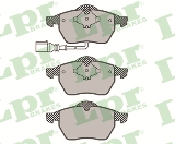 Jeu de 4 plaquettes de frein avant LPR 05P969 - OtoParts.ma