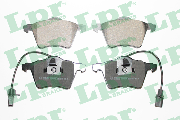 Jeu de 4 plaquettes de frein avant LPR 05P975 - OtoParts.ma