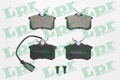 Jeu de 4 plaquettes de frein LPR 05P980 - OtoParts.ma